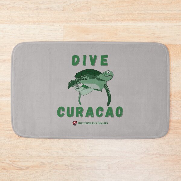 Item preview, Dive Curacao Turtles with Green Font designed and sold by BottomlessDiver.