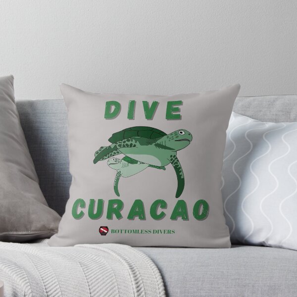 Item preview, Dive Curacao Turtles with Green Font designed and sold by BottomlessDiver.