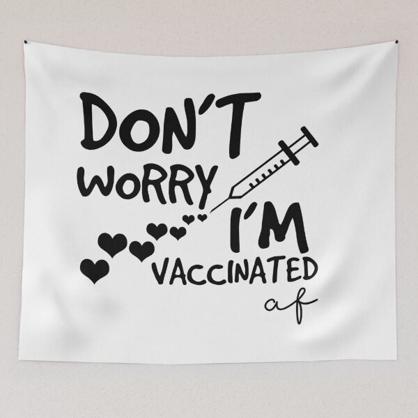 Item preview, don't worry i'm vaccinated - funny vaccination vaccines 2021  designed and sold by 0umStore.