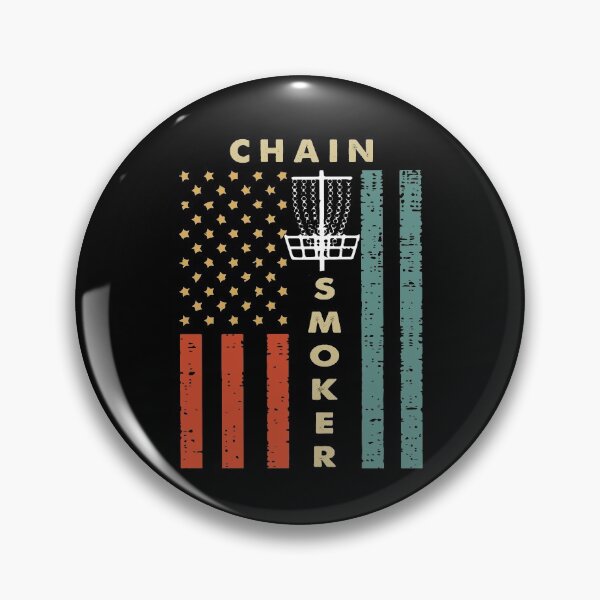 Item preview, Disc Golf Gifts - Chain Smoker Funny USA Flag Golfer Golfing designed and sold by Dressed For  Duty.