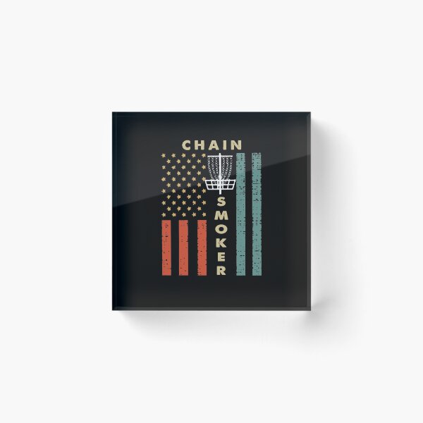 Item preview, Disc Golf Gifts - Chain Smoker Funny USA Flag Golfer Golfing designed and sold by Dressed For  Duty.