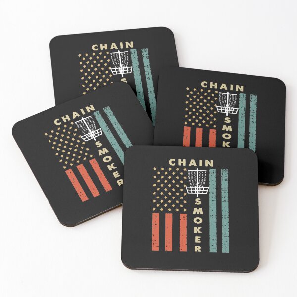 Item preview, Disc Golf Gifts - Chain Smoker Funny USA Flag Golfer Golfing designed and sold by Dressed For  Duty.