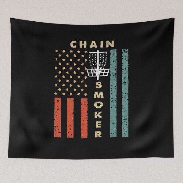 Item preview, Disc Golf Gifts - Chain Smoker Funny USA Flag Golfer Golfing designed and sold by Dressed For  Duty.