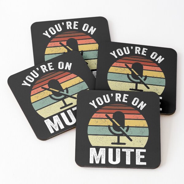 Item preview, You're On Mute Home Office Video Call Humor designed and sold by honeyandcotton.
