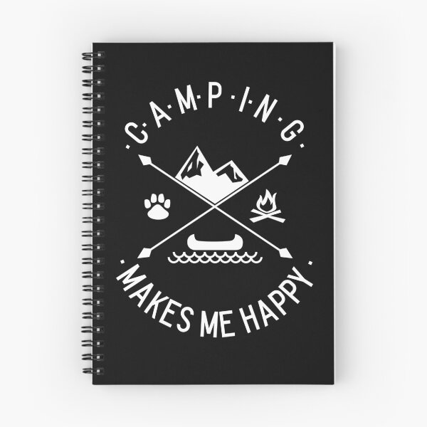 Item preview, Camping makes me happy designed and sold by OurBlairWorld.