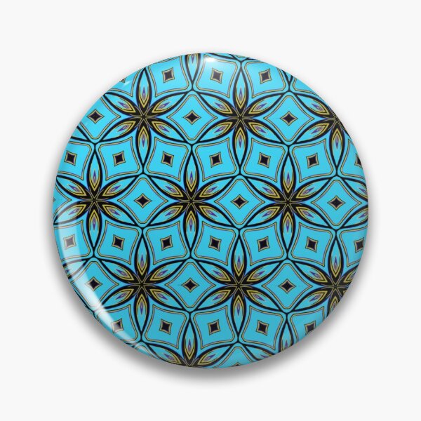 Item preview, Teal floral vector pattern  designed and sold by Jude.myart4u.