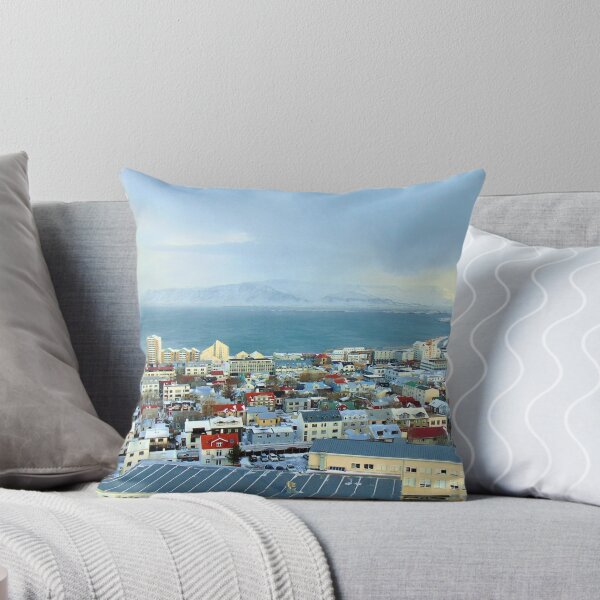 Item preview, Vista de Reykjavik con vistas a Videy Islandia designed and sold by flyingracoon.