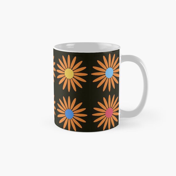 Item preview,  colorful flowers on black seamless pattern designed and sold by linagaiaart.