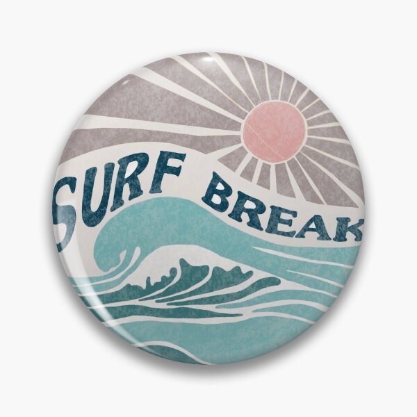 Item preview, Surf Break pink designed and sold by lolamawi.