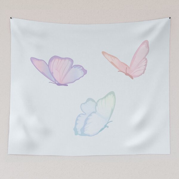 Item preview, pastel butterflies designed and sold by prismatic paper co.