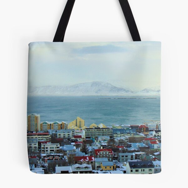 Item preview,  View of Reykjavik overlooking Videy Iceland designed and sold by flyingracoon.