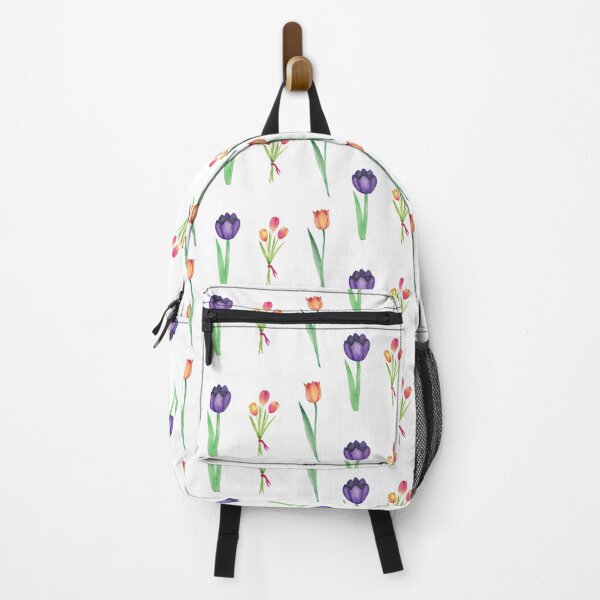 Item preview, Watercolor Orange and Purple Tulips Sticker Pack designed and sold by MarssyMT.