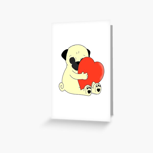 Item preview, Pug hugs designed and sold by HumphreythePug.