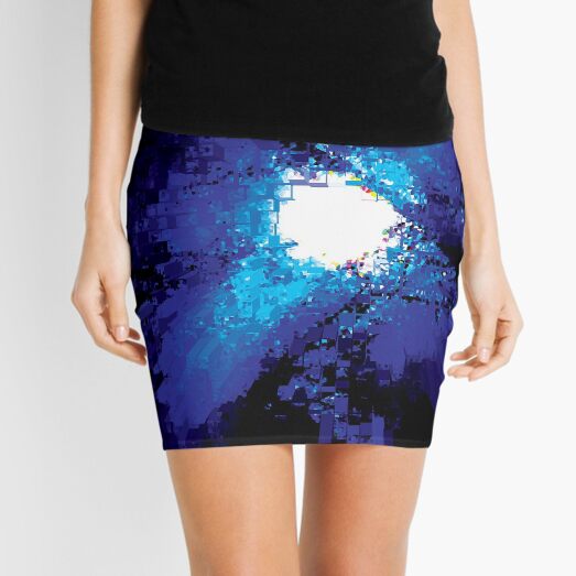 abstract moon Mini Skirt