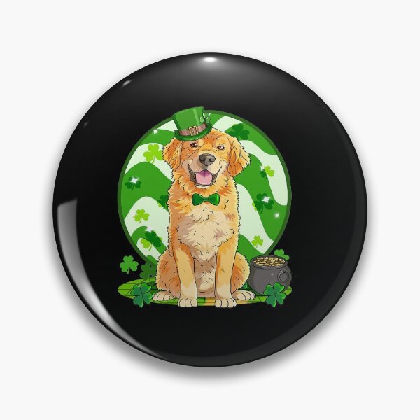 Item preview, Golden Retriever Lucky Leprechaun Dog St Patricks Day designed and sold by JamesClarke84.
