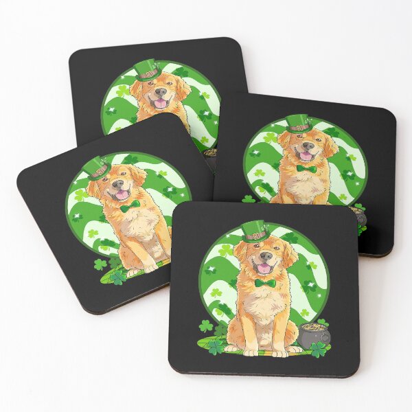 Item preview, Golden Retriever Lucky Leprechaun Dog St Patricks Day designed and sold by JamesClarke84.