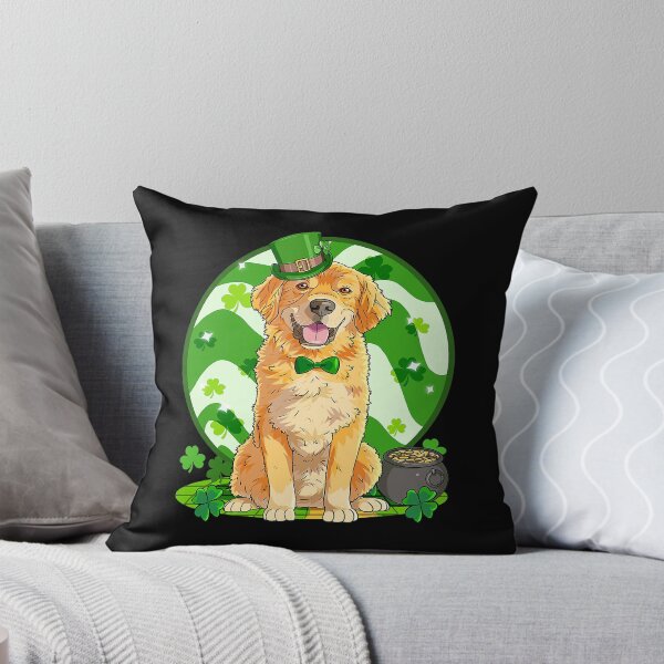 Item preview, Golden Retriever Lucky Leprechaun Dog St Patricks Day designed and sold by JamesClarke84.