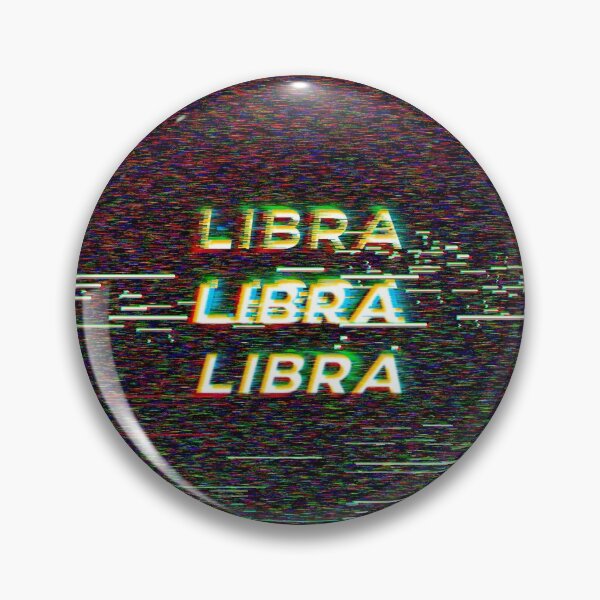 Item preview, Futuristic Libra Zodiac Sign Text with a Glitch & Noise designed and sold by Cefani Musk.