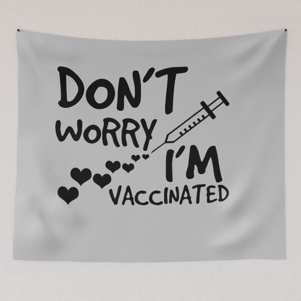 Item preview, don't worry im vaccinated - funny vaccination vaccines 2021  designed and sold by 0umStore.