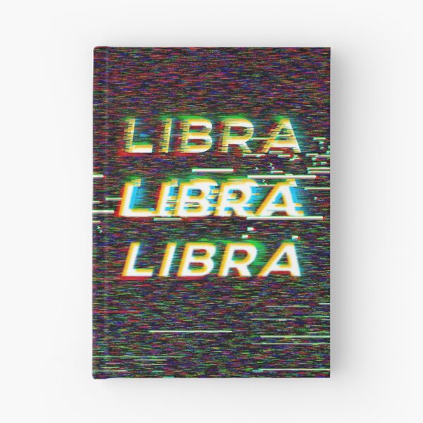 Item preview, Futuristic Libra Zodiac Sign Text with a Glitch & Noise designed and sold by Cefani Musk.