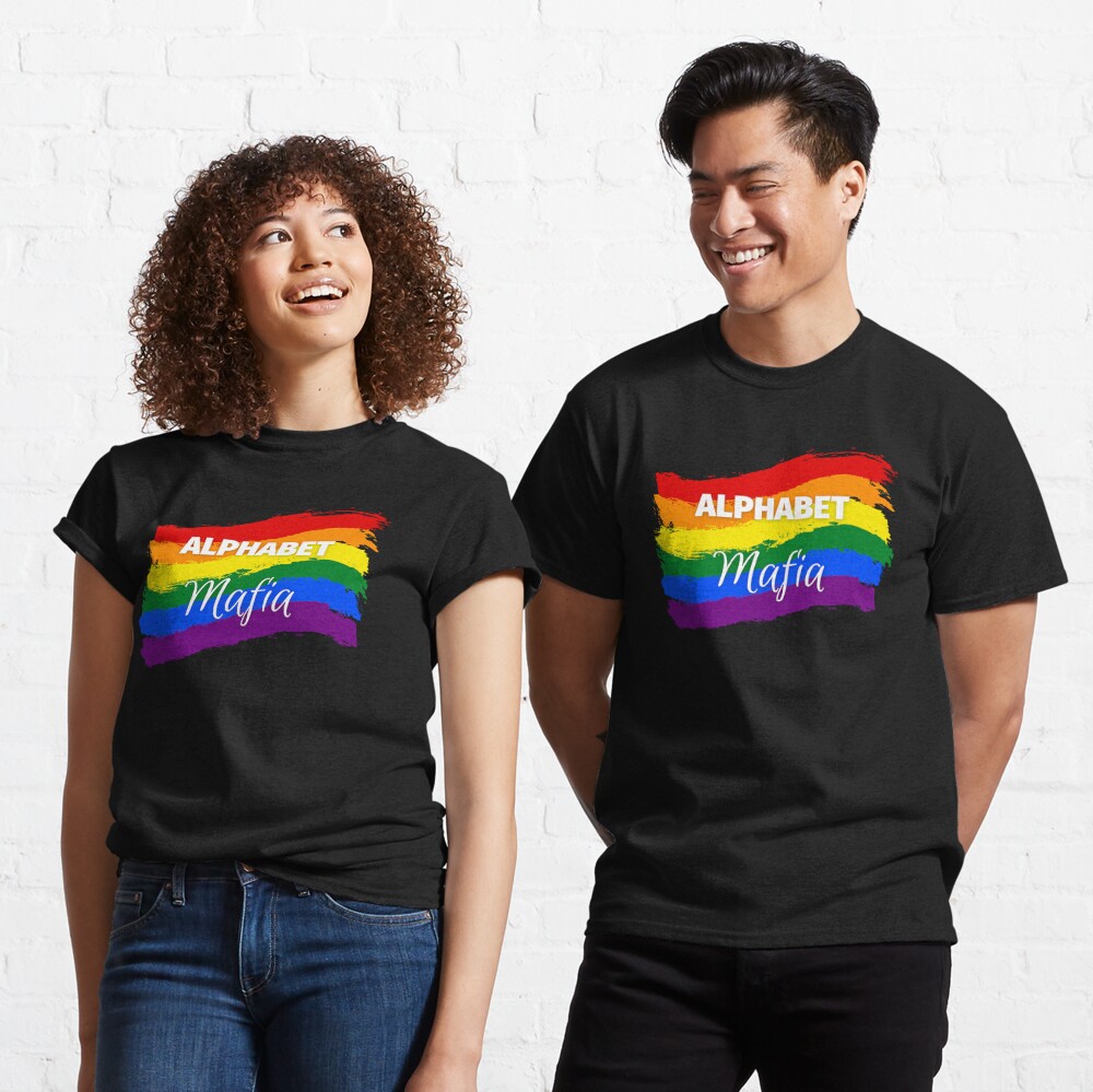 Alphabet Mafia Lgbtq Design T Shirt By Gerhanj Redbubble