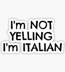 Funny Italy Europe Nationality Italian Joke T-Shirts Sticker