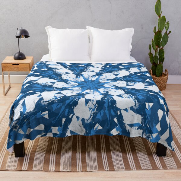 Item preview, Blue spiral abstract pattern designed and sold by Diane Hunter Art.