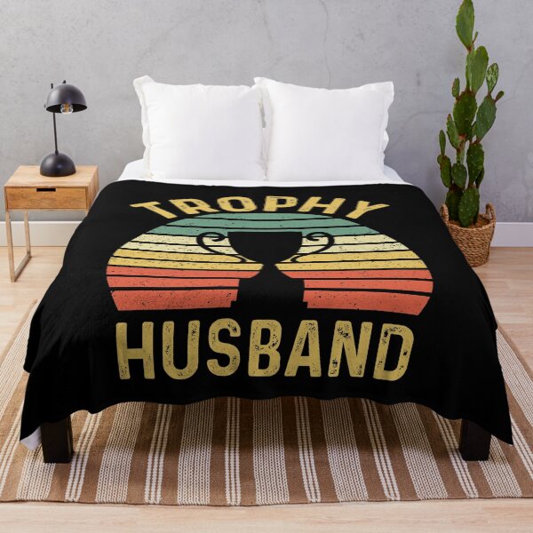 Item preview, Trophy Husband Funny Marriage Anniversary Valentines Day designed and sold by joykart.