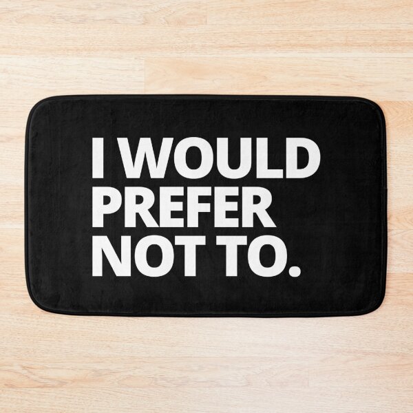 Item preview, I would prefer no to by Zizek designed and sold by Merigold.