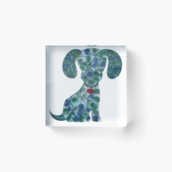 Item preview, Paper Quilling Dog designed and sold by TruptisCraft.