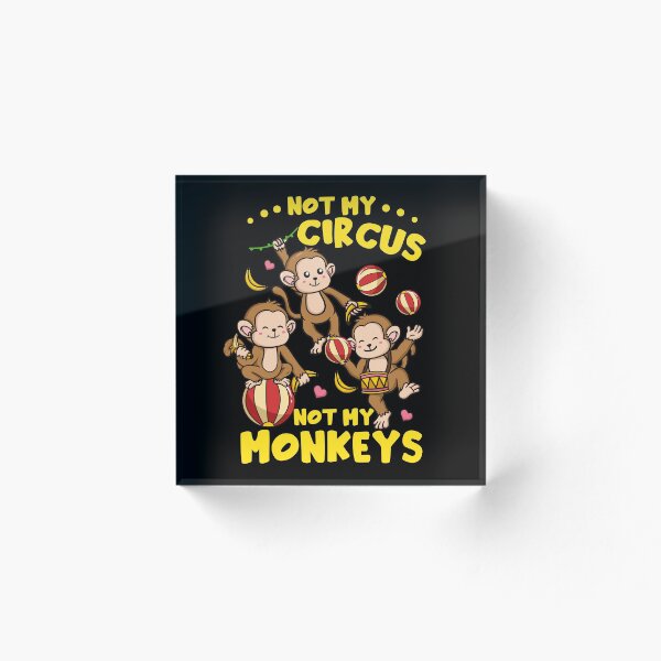 Aperçu de l'œuvre Singes de cirque créée et vendue par CreativeGiftShp.
