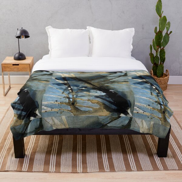 Satyre's Window Throw Blanket