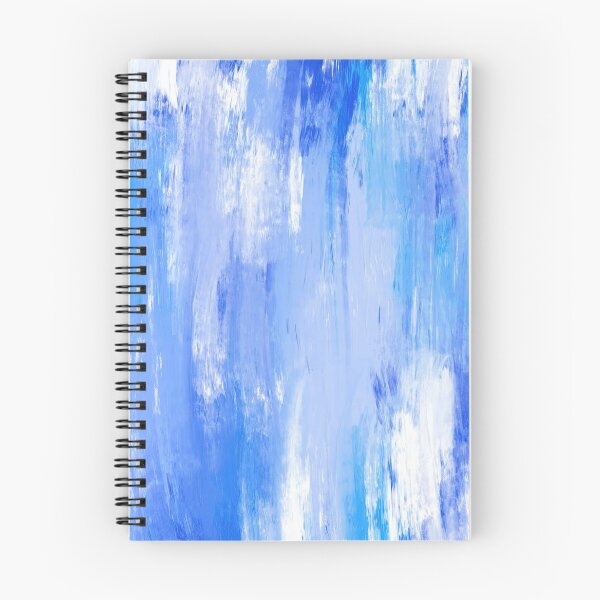 Item preview, Abstract Blue and White Paint Strokes designed and sold by Cato99.