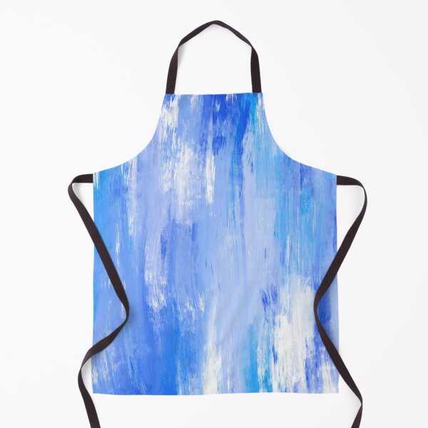 Item preview, Abstract Blue and White Paint Strokes designed and sold by Cato99.