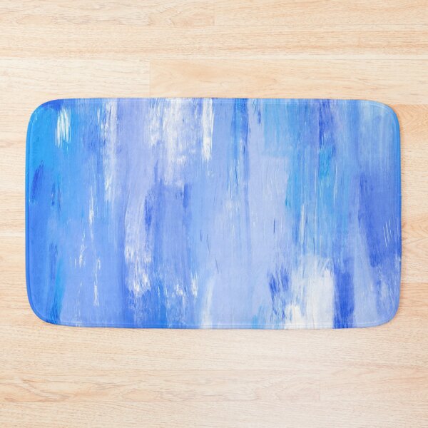 Item preview, Abstract Blue and White Paint Strokes designed and sold by Cato99.