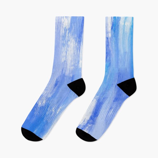Item preview, Abstract Blue and White Paint Strokes designed and sold by Cato99.