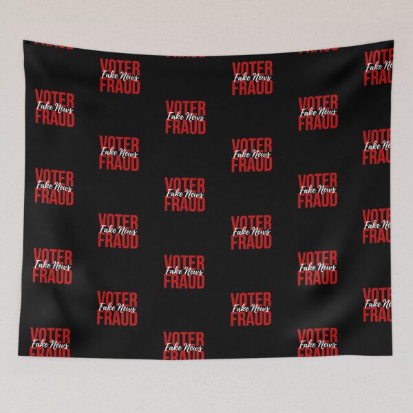 Item preview, voter fraud fake news designed and sold by Hey-Nice-Shirt.