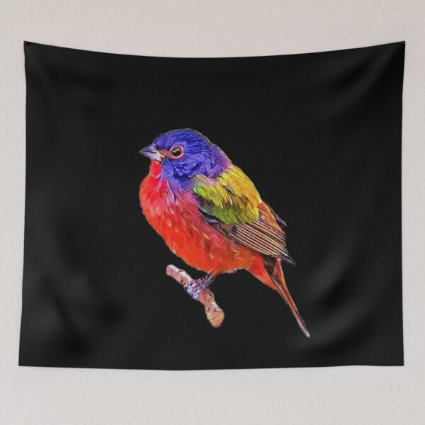 Item preview, Male Painted Bunting designed and sold by DonnaM.