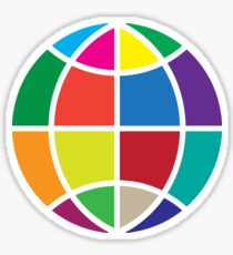 Colors Globe Sticker
