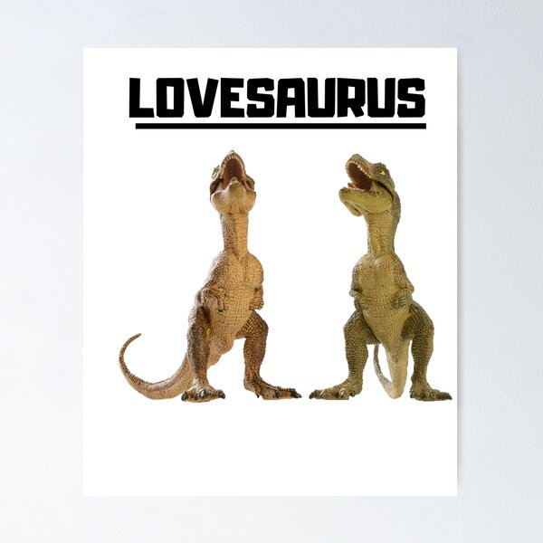 Item preview, Lovesaurus T Rex Día de San Valentín designed and sold by tarkaittisak.