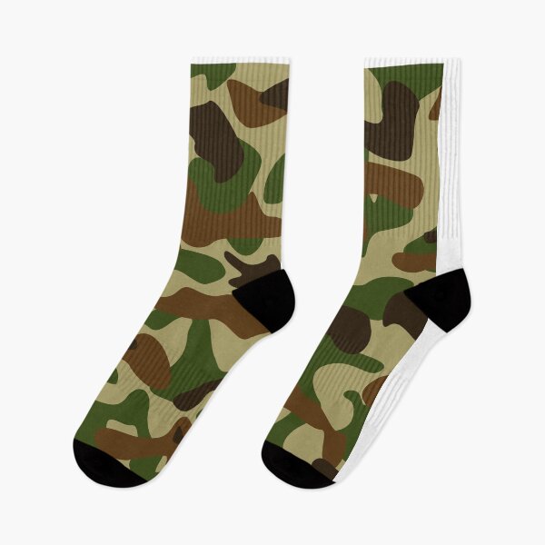 Item preview, Camouflage Pattern Military Background Camo design Green Brown Black Camo designed and sold by VintagePathway.