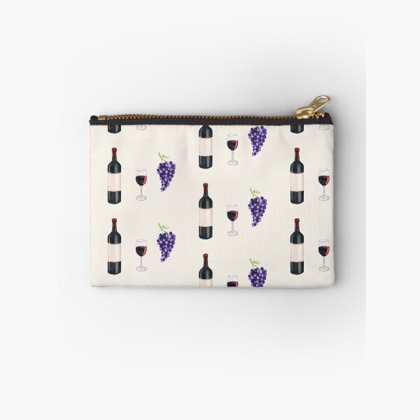 Item preview, Watercolor Wine Bottle, Glass of Wine, Grape Sticker Pack designed and sold by MarssyMT.