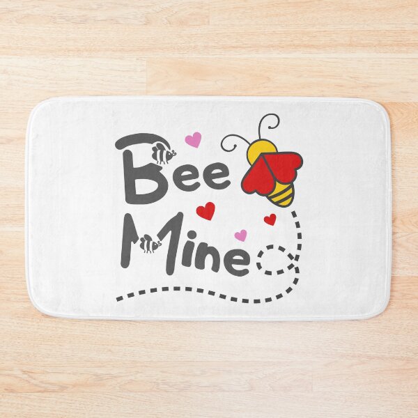 Item preview, Bee Mine | Valentines Day Cute Buzzing Bee  designed and sold by InkItStudio.