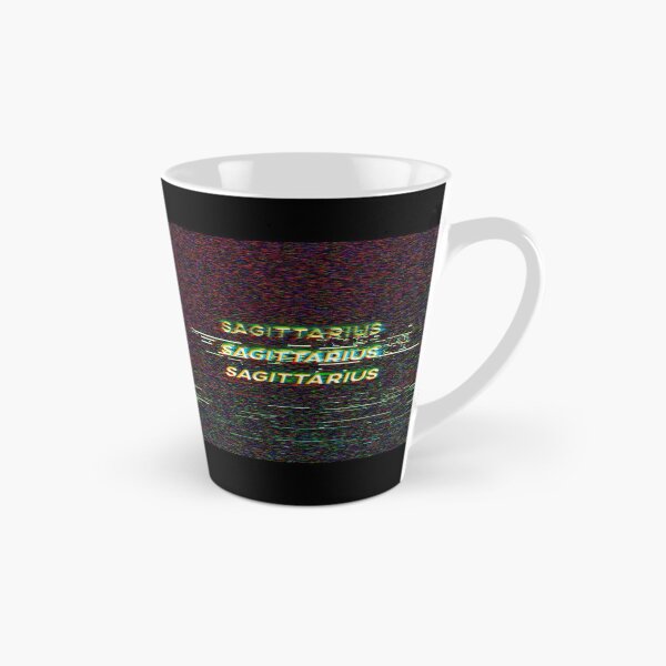 Item preview, Futuristic Sagittarius Zodiac Sign Text with a Glitch & Noise designed and sold by Cefani Musk.