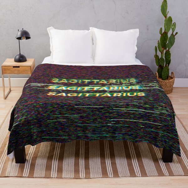 Item preview, Futuristic Sagittarius Zodiac Sign Text with a Glitch & Noise designed and sold by Cefani Musk.