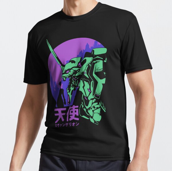 vintage neon genesis evangelion shirt