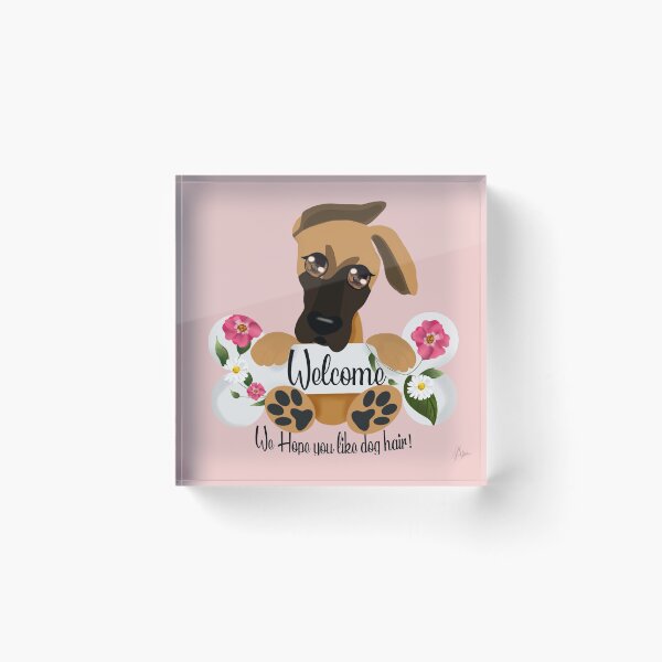 Item preview, Great Dane Welcome Sign designed and sold by AdriDraws.