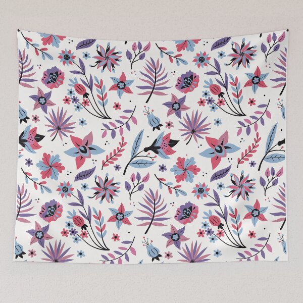 Item preview, Colorful exotic floral pattern designed and sold by Yoga  Design.