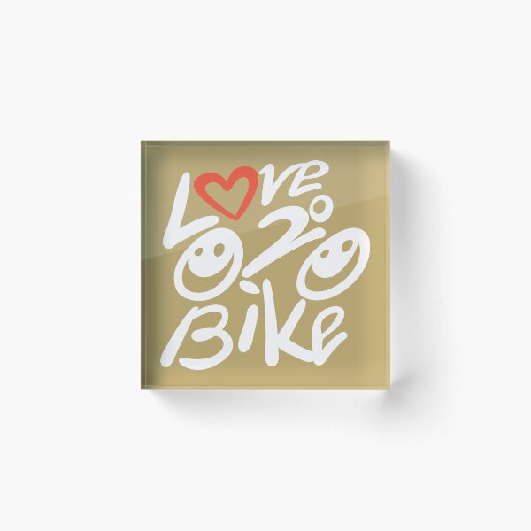 Item preview, Love to Bike White designed and sold by James Hindermeier.