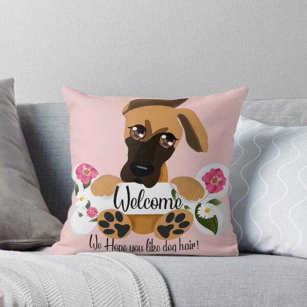 Item preview, Great Dane Welcome Sign designed and sold by AdriDraws.